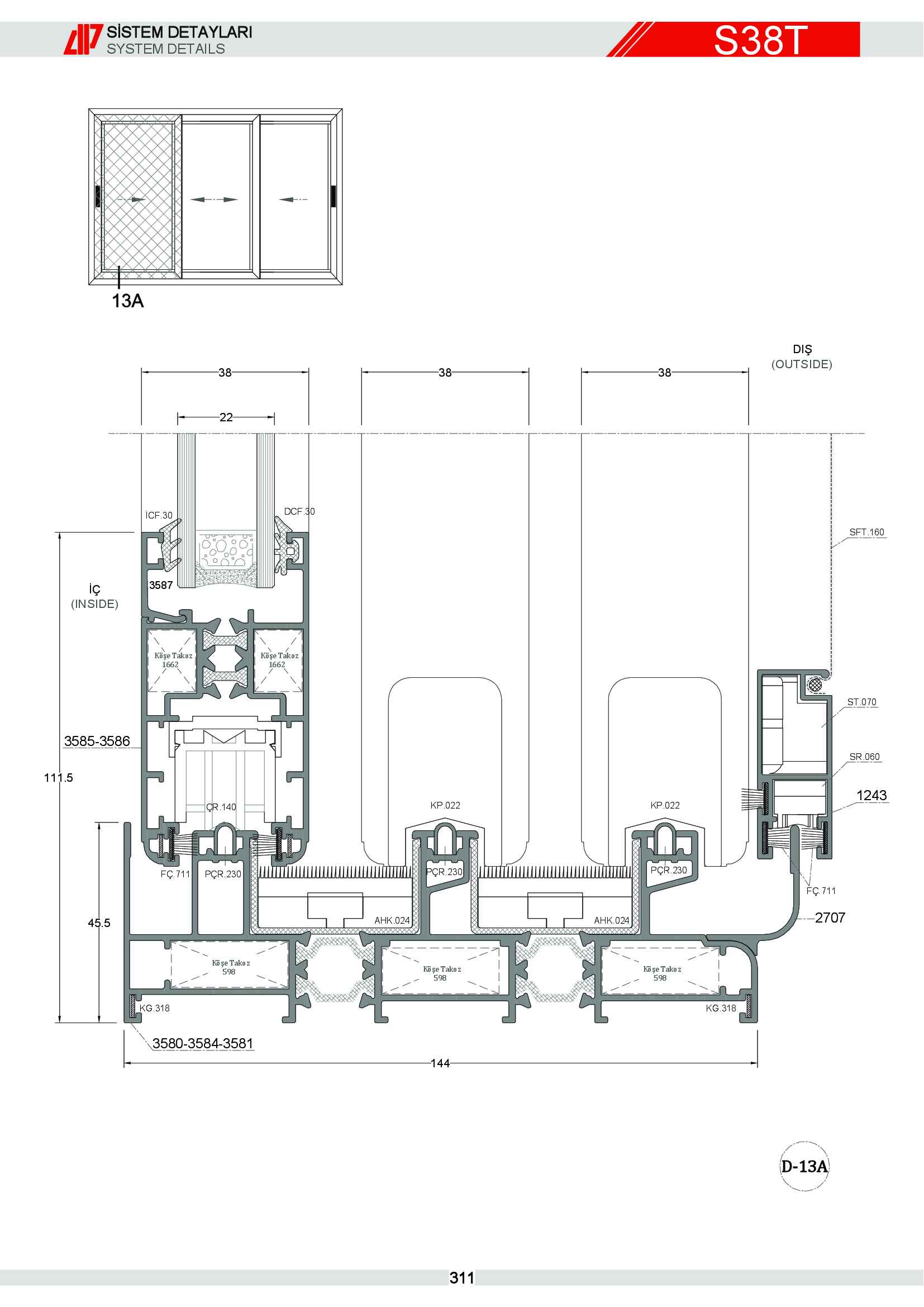 Sürme Yalıtımlı Alüminyum 46